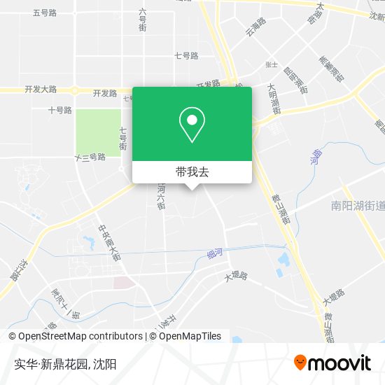 实华·新鼎花园地图