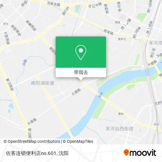 佐客连锁便利店no.601地图