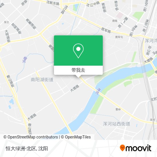 恒大绿洲-北区地图
