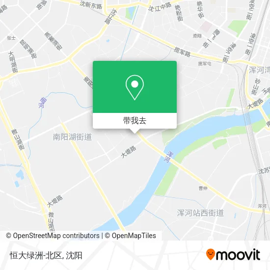 恒大绿洲-北区地图