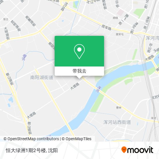 恒大绿洲1期2号楼地图