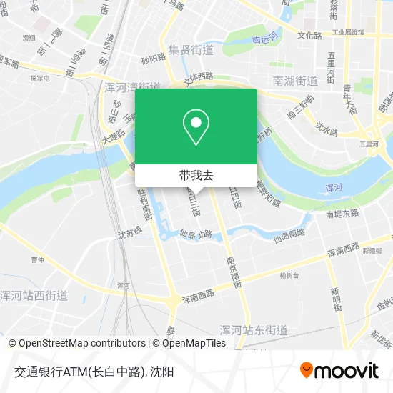 交通银行ATM(长白中路)地图