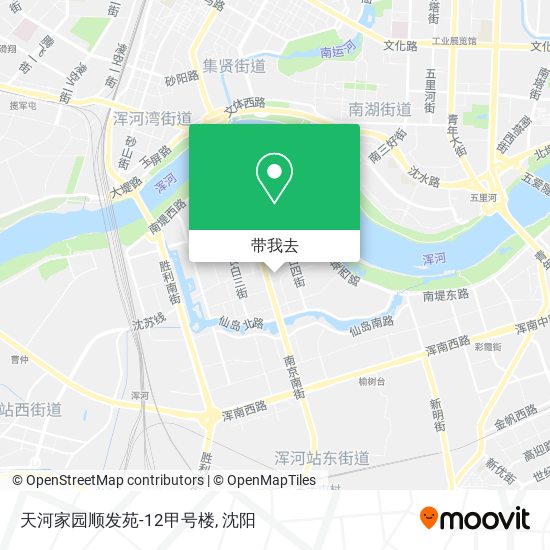 天河家园顺发苑-12甲号楼地图
