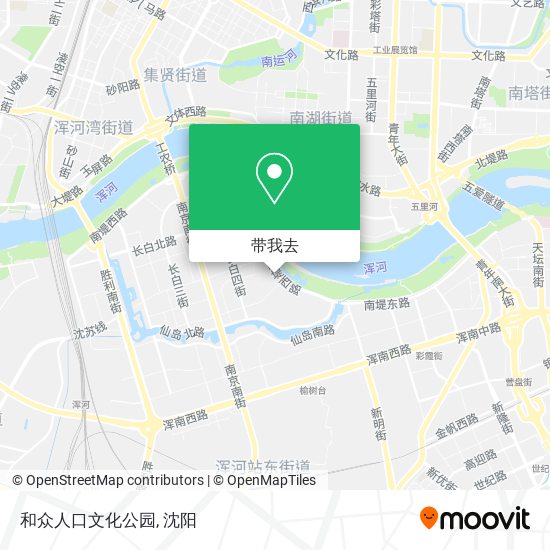 和众人口文化公园地图