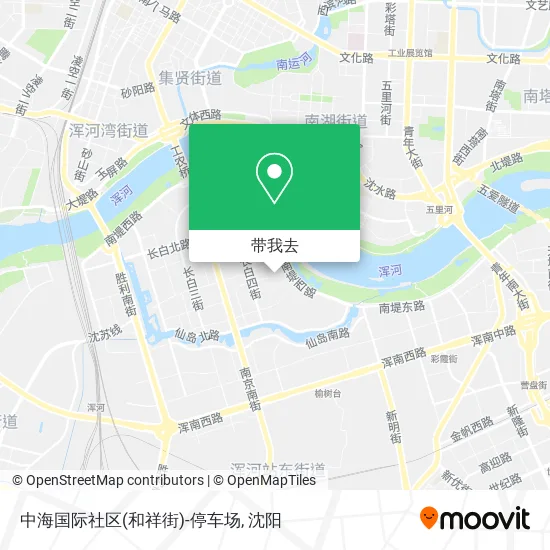 中海国际社区(和祥街)-停车场地图