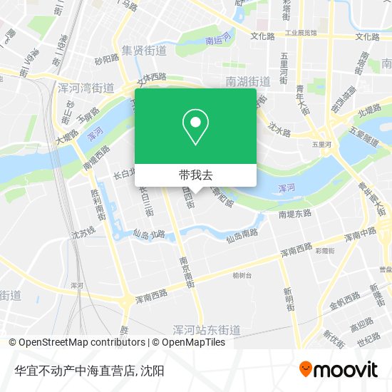 华宜不动产中海直营店地图