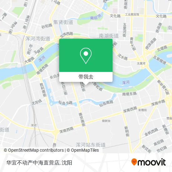 华宜不动产中海直营店地图