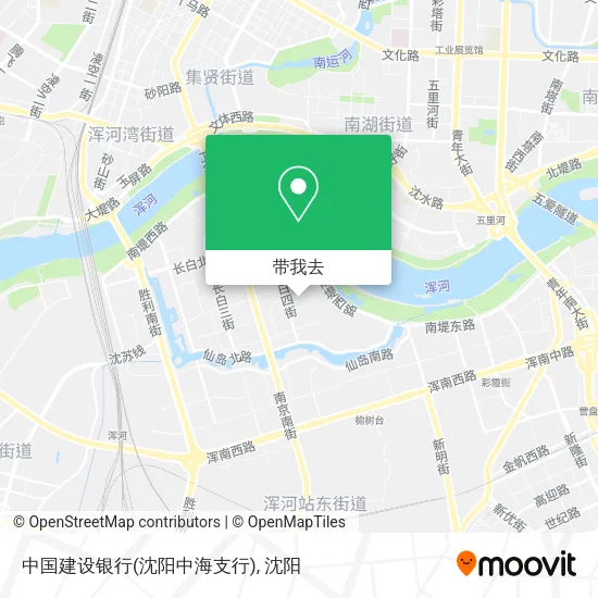 中国建设银行(沈阳中海支行)地图