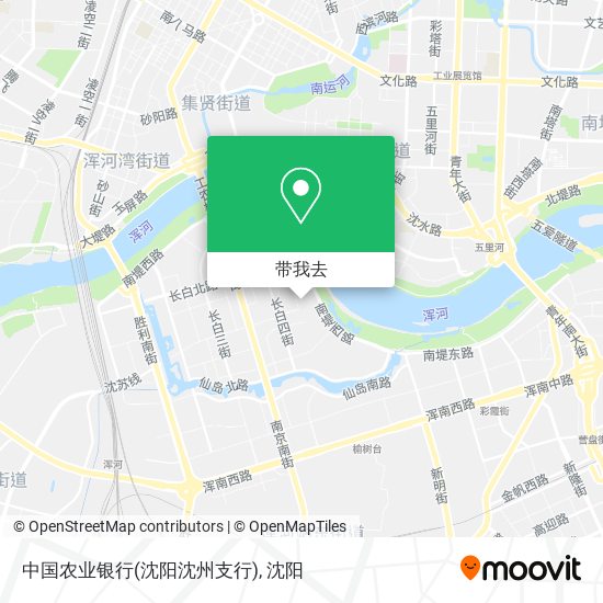 中国农业银行(沈阳沈州支行)地图