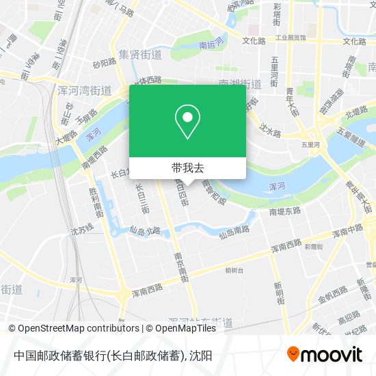 中国邮政储蓄银行(长白邮政储蓄)地图