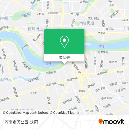 浑南市民公园地图