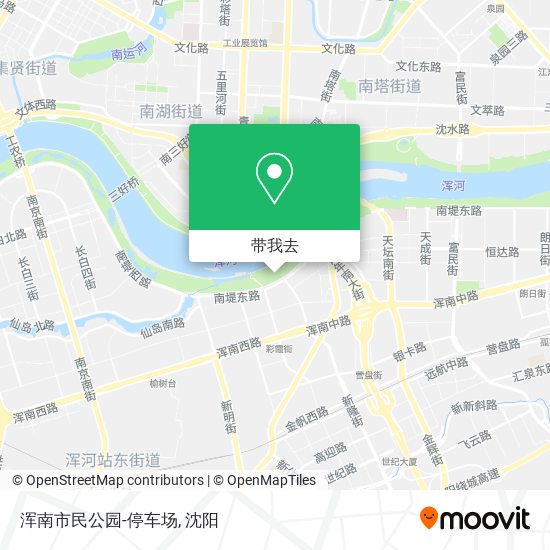 浑南市民公园-停车场地图