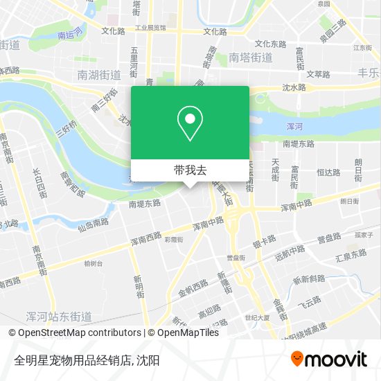 全明星宠物用品经销店地图