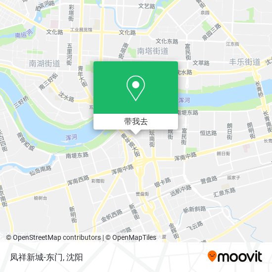 凤祥新城-东门地图