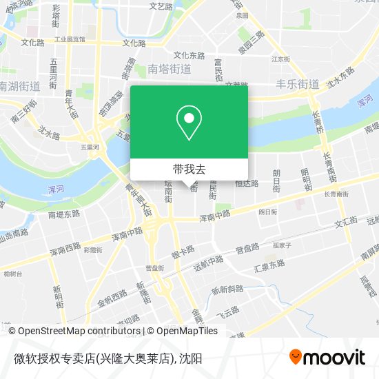 微软授权专卖店(兴隆大奥莱店)地图