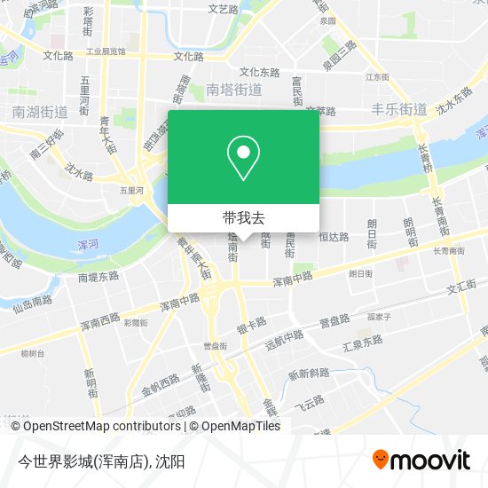 今世界影城(浑南店)地图