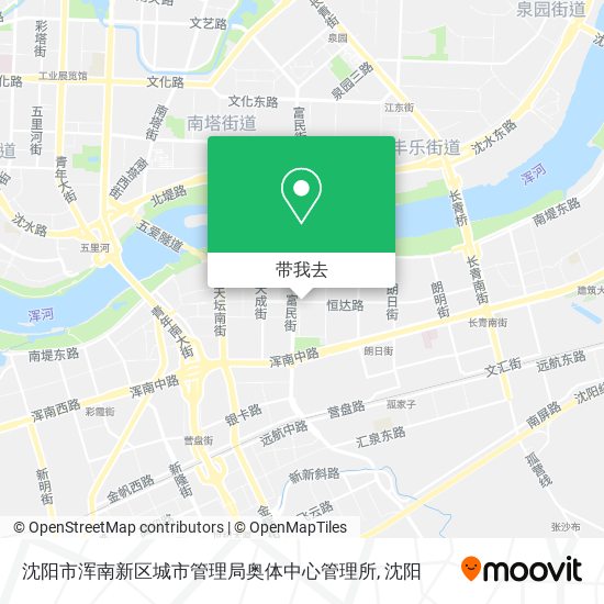 沈阳市浑南新区城市管理局奥体中心管理所地图