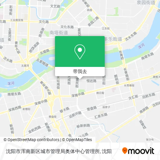 沈阳市浑南新区城市管理局奥体中心管理所地图