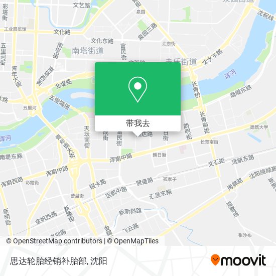 思达轮胎经销补胎部地图
