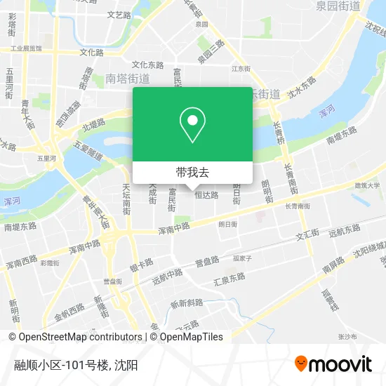 融顺小区-101号楼地图
