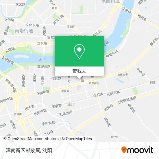 浑南新区邮政局地图