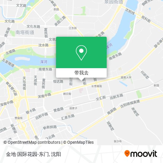 金地·国际花园-东门地图