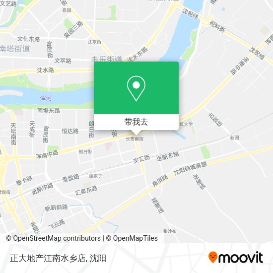 正大地产江南水乡店地图