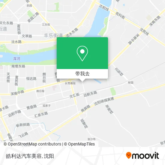 皓利达汽车美容地图