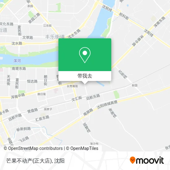 芒果不动产(正大店)地图