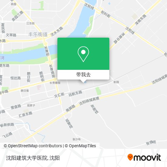 沈阳建筑大学医院地图