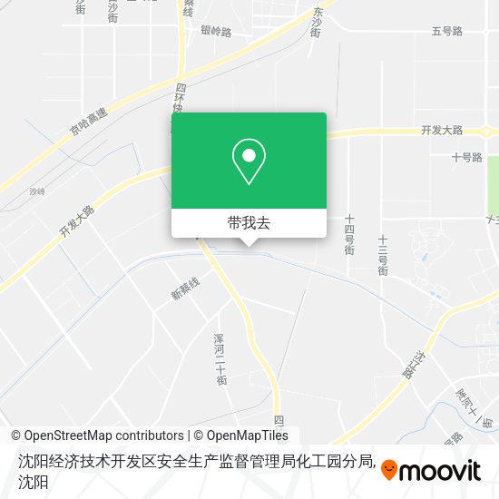 沈阳经济技术开发区安全生产监督管理局化工园分局地图
