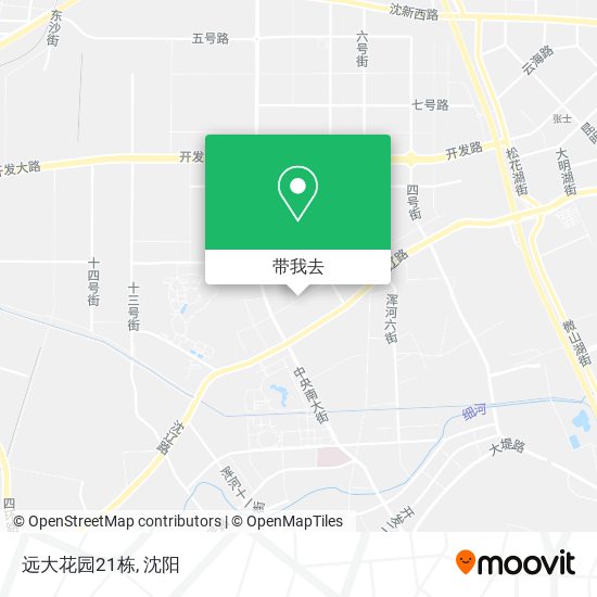 远大花园21栋地图