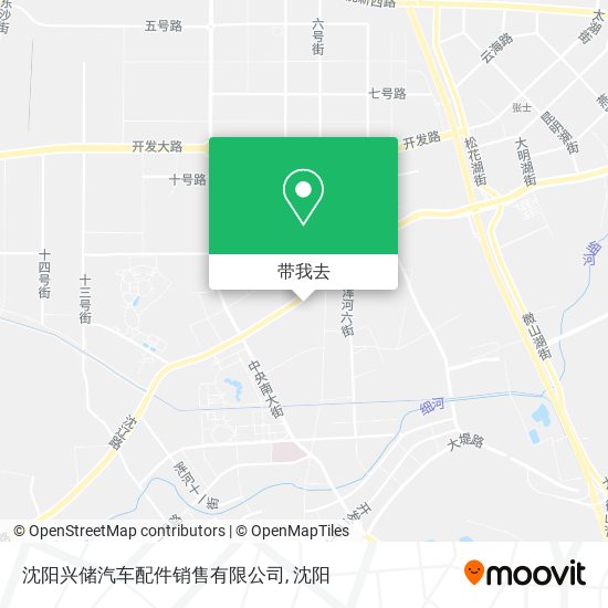 沈阳兴储汽车配件销售有限公司地图