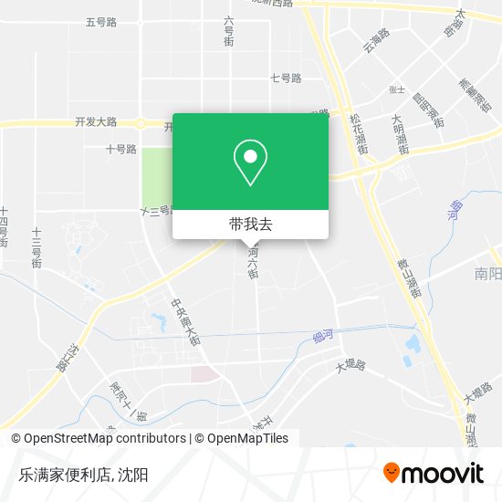 乐满家便利店地图
