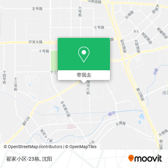 翟家小区-23栋地图