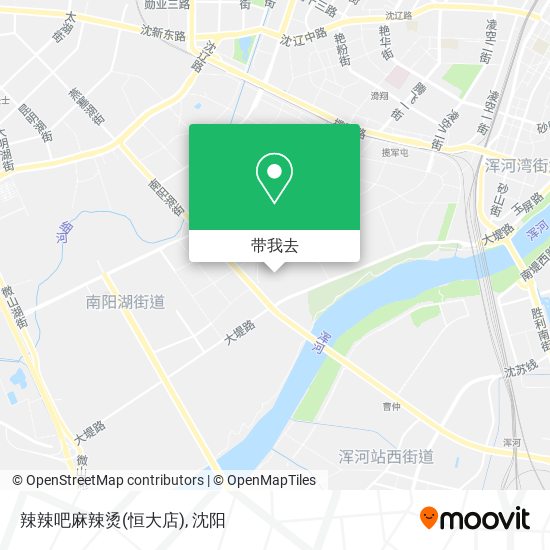 辣辣吧麻辣烫(恒大店)地图