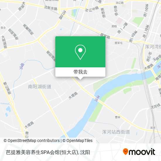 芭提雅美容养生SPA会馆(恒大店)地图