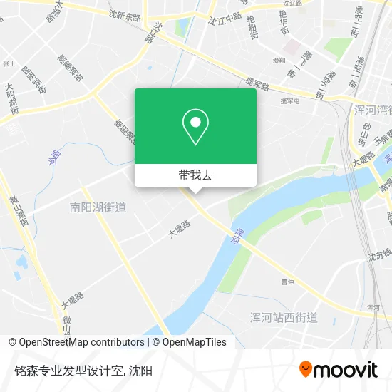 铭森专业发型设计室地图