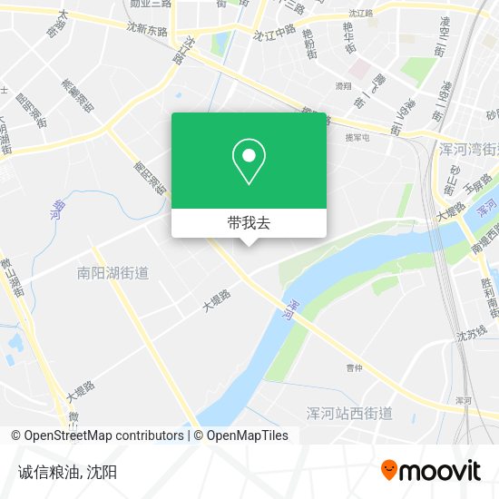 诚信粮油地图