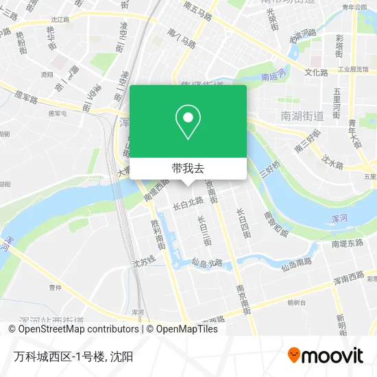 万科城西区-1号楼地图