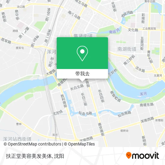 扶正堂美容美发美体地图