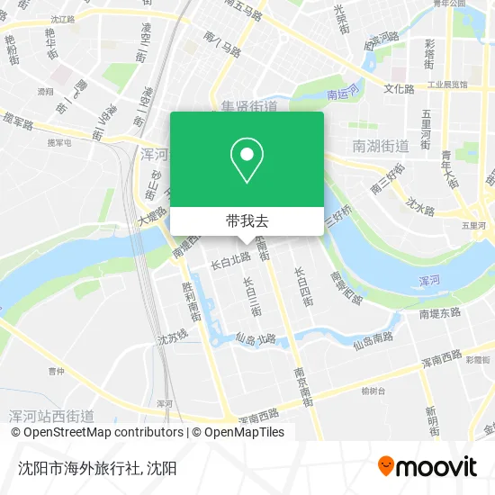 沈阳市海外旅行社地图