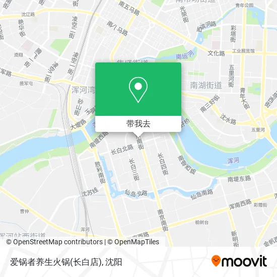 爱锅者养生火锅(长白店)地图