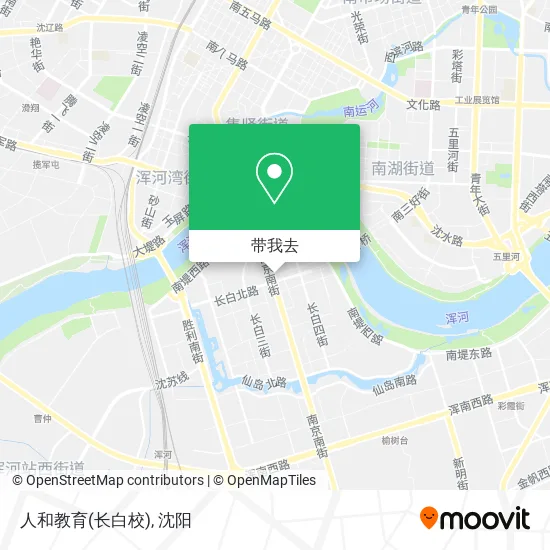 人和教育(长白校)地图