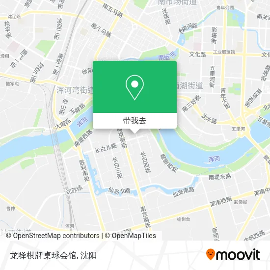 龙驿棋牌桌球会馆地图