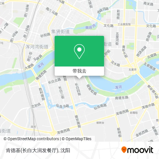 肯德基(长白大润发餐厅)地图