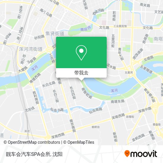 靓车会汽车SPA会所地图