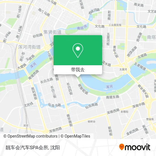 靓车会汽车SPA会所地图