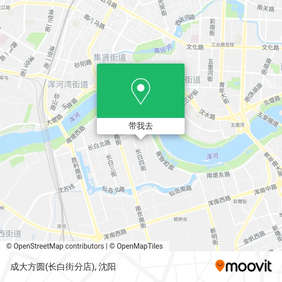 成大方圆(长白街分店)地图