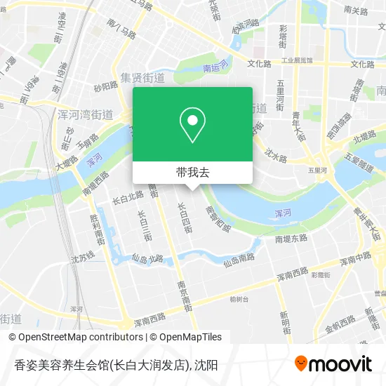 香姿美容养生会馆(长白大润发店)地图